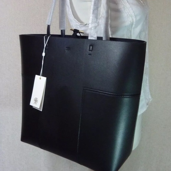 ⛔️SOLD⛔️Beautiful Tory Burch leather large Tote - Picture 5 of 7